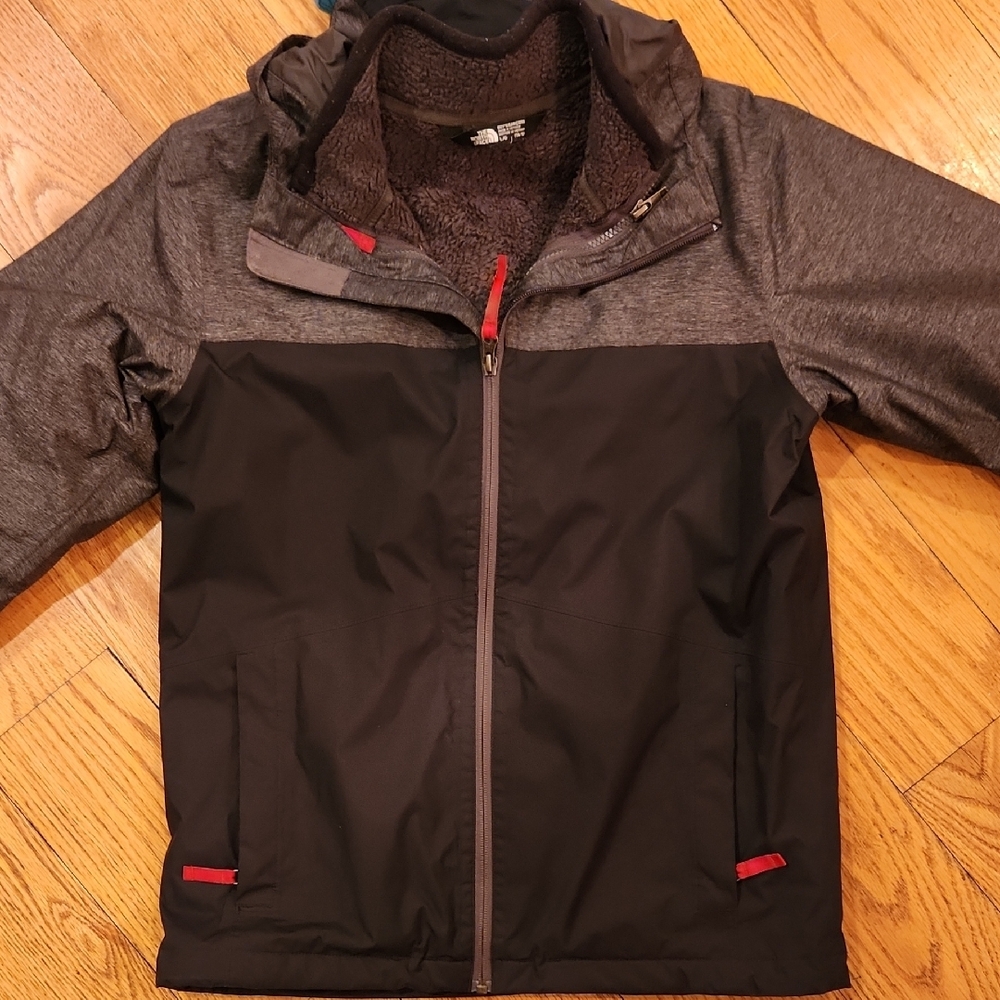 Kid's North Face Black and Gray Snow Jacket